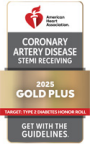 2022 Get With The Guidelines Stroke Gold Plus Quality Achievement Award logo